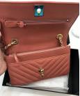 Клатч Сhan**l Chevron Trendy CC WOC Coral
